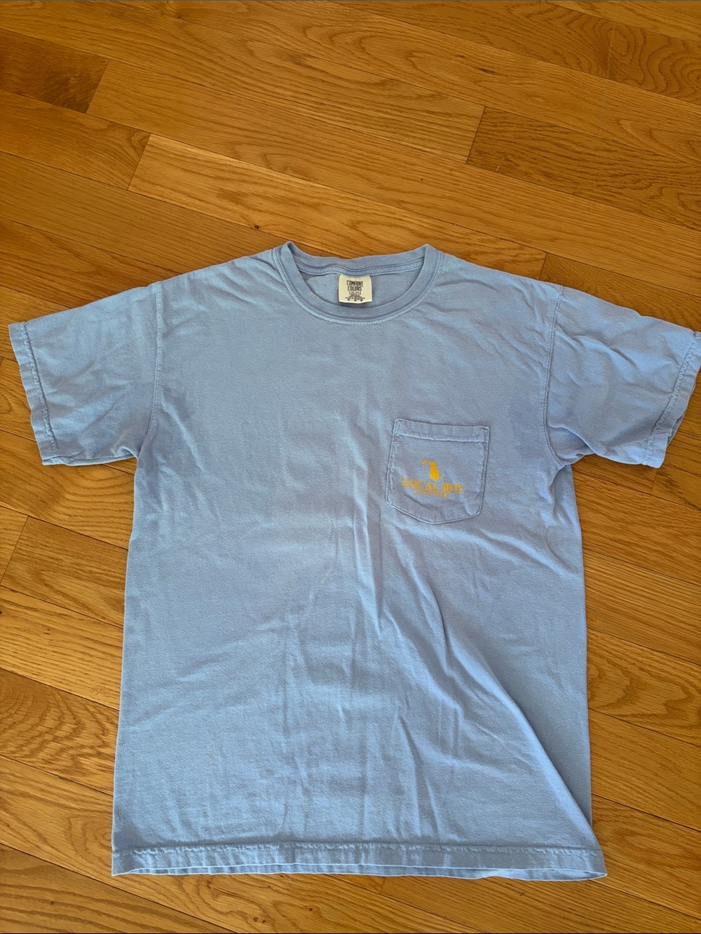 ComfortWash Pocket T-Shirt - Light Blue